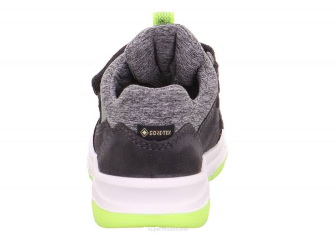 Superfit Grey/Yellow Babies COOPER - Sneakers low with Velcro Fastener Z6Z8286