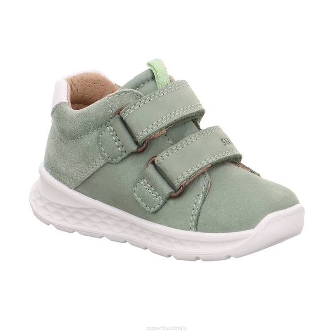 Superfit Light Green Babies BREEZE - Sneakers low with Velcro Fastener Z6Z8264