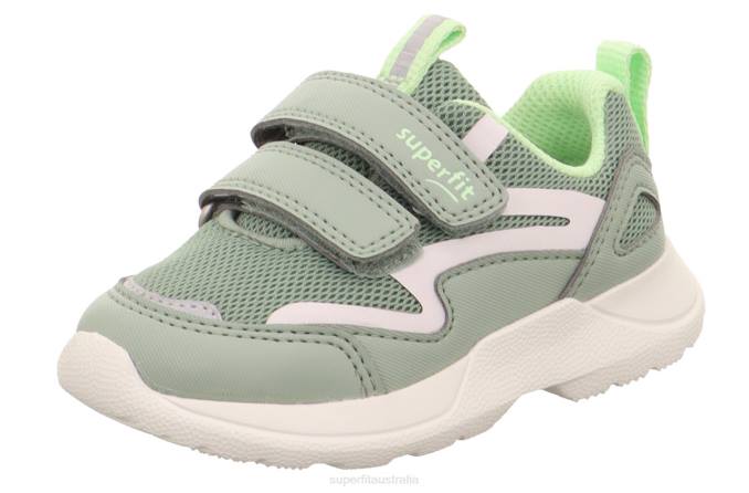 Superfit Light Green Babies RUSH - Sneakers low with Velcro Fastener Z6Z8272