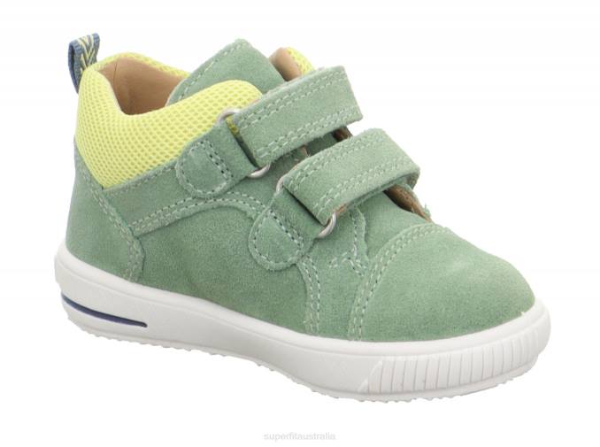 Superfit Light Green/Yellow Babies MOPPY - Sneakers low with Velcro Fastener Z6Z8336