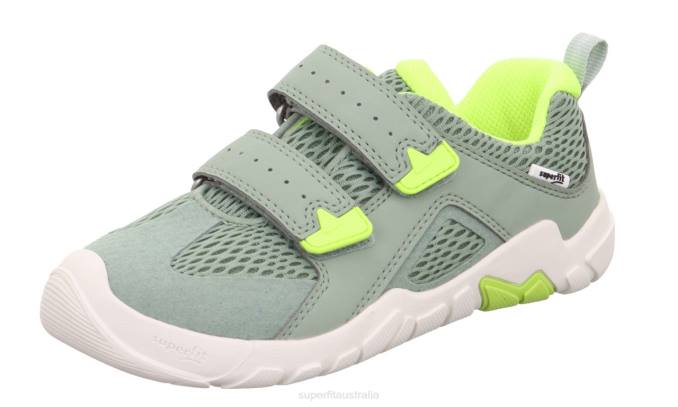 Superfit Light Green/Yellow Babies TRACE - Sneakers low with Velcro Fastener Z6Z8543