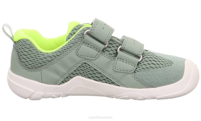 Superfit Light Green/Yellow Babies TRACE - Sneakers low with Velcro Fastener Z6Z8543