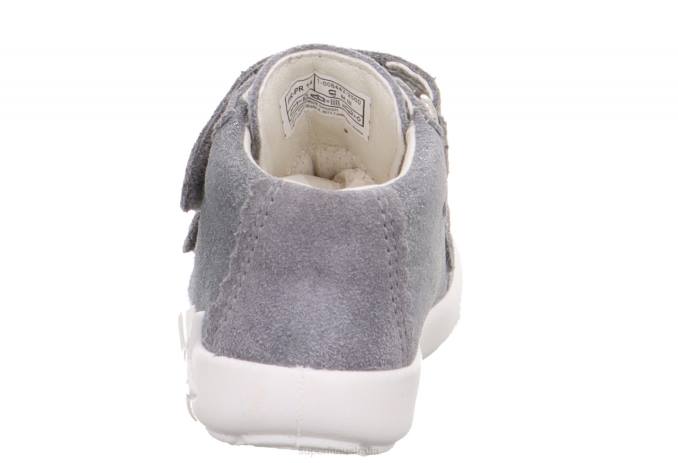 Superfit Light Grey Babies STARLIGHT - Sneakers low with Velcro Fastener Z6Z8271