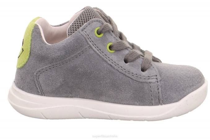 Superfit Light Grey/Green Babies LILLO - Sneakers low with Lacing Z6Z8350