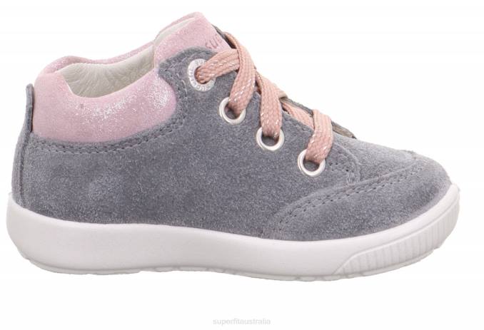 Superfit Light Grey/Pink Babies STARLIGHT - Sneakers low with Lacing Z6Z8326