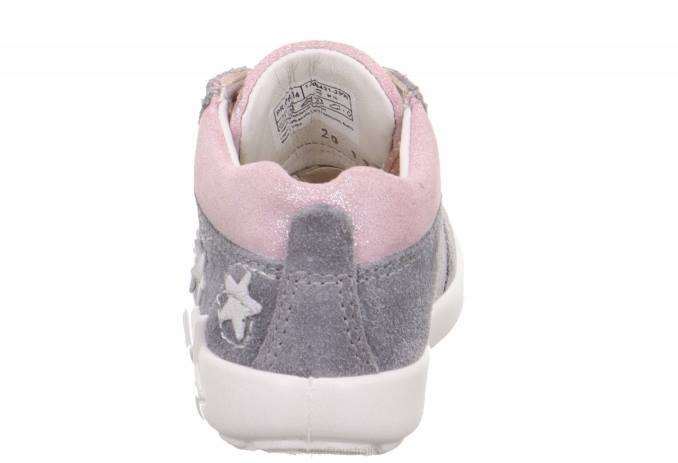 Superfit Light Grey/Pink Babies STARLIGHT - Sneakers low with Lacing Z6Z8326