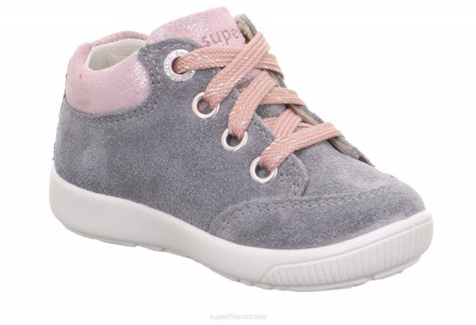 Superfit Light Grey/Pink Babies STARLIGHT - Sneakers low with Lacing Z6Z8326