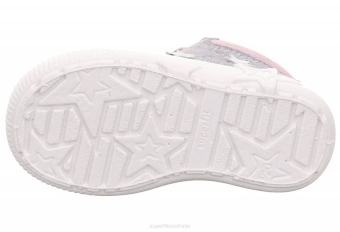 Superfit Light Grey/Pink Babies STARLIGHT - Sneakers low with Lacing Z6Z8326