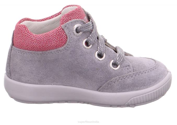 Superfit Light Grey/Purple Babies STARLIGHT - Sneakers low with Lacing Z6Z8391