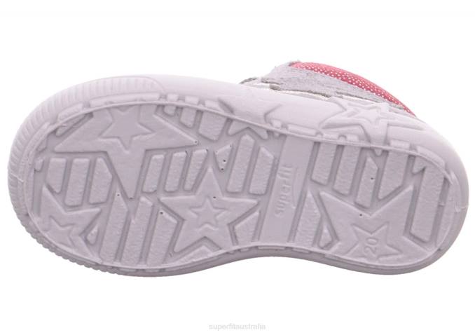 Superfit Light Grey/Purple Babies STARLIGHT - Sneakers low with Lacing Z6Z8391