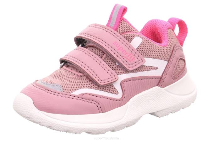 Superfit Pink Babies RUSH - Sneakers low with Velcro Fastener Z6Z8293