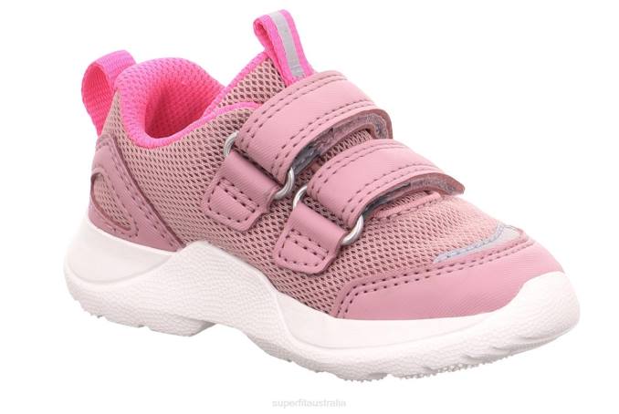 Superfit Pink Babies RUSH - Sneakers low with Velcro Fastener Z6Z8293