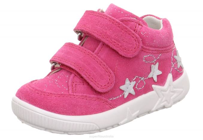 Superfit Pink Babies STARLIGHT - Sneakers low with Velcro Fastener Z6Z8337