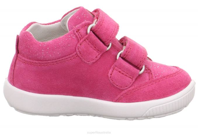 Superfit Pink Babies STARLIGHT - Sneakers low with Velcro Fastener Z6Z8337