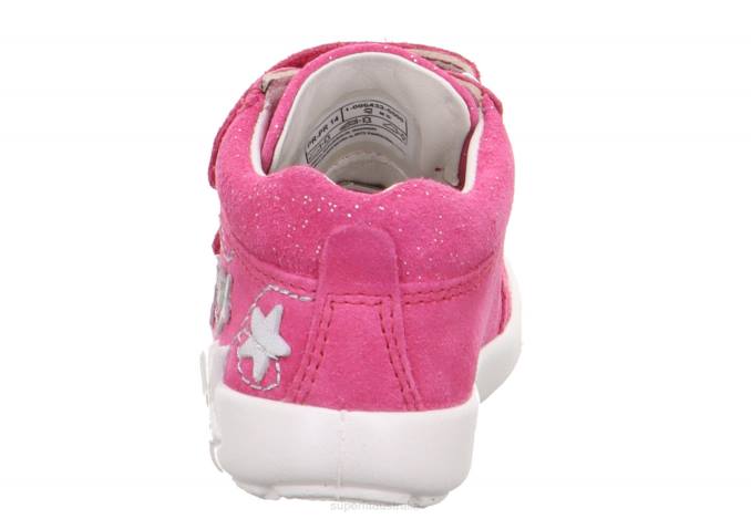 Superfit Pink Babies STARLIGHT - Sneakers low with Velcro Fastener Z6Z8337