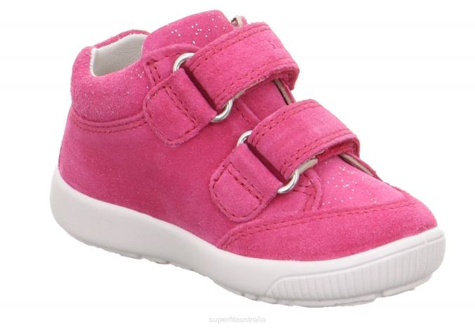 Superfit Pink Babies STARLIGHT - Sneakers low with Velcro Fastener Z6Z8337