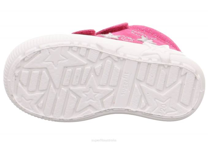 Superfit Pink Babies STARLIGHT - Sneakers low with Velcro Fastener Z6Z8337