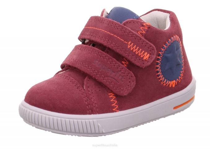 Superfit Pink/Blue Babies MOPPY - Sneakers low with Velcro Fastener Z6Z8375