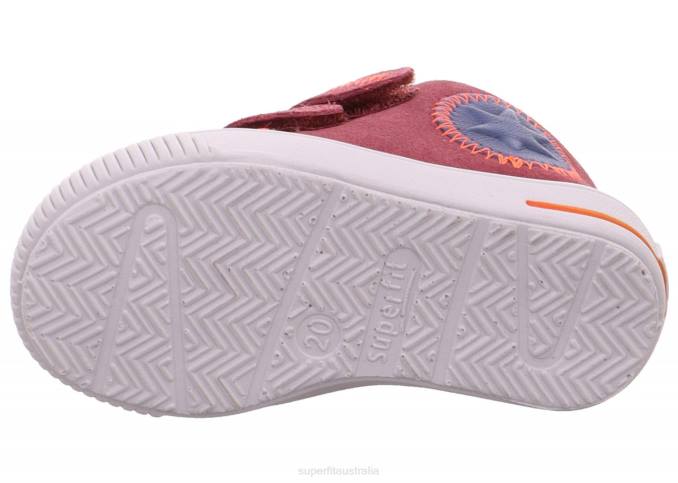 Superfit Pink/Blue Babies MOPPY - Sneakers low with Velcro Fastener Z6Z8375