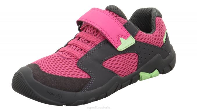 Superfit Pink/Grey Babies TRACE - Sneakers low with Velcro Fastener Z6Z8545