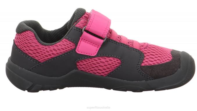 Superfit Pink/Grey Babies TRACE - Sneakers low with Velcro Fastener Z6Z8545