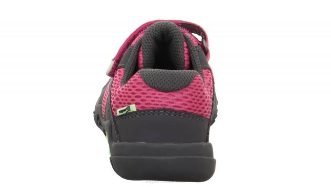 Superfit Pink/Grey Babies TRACE - Sneakers low with Velcro Fastener Z6Z8545