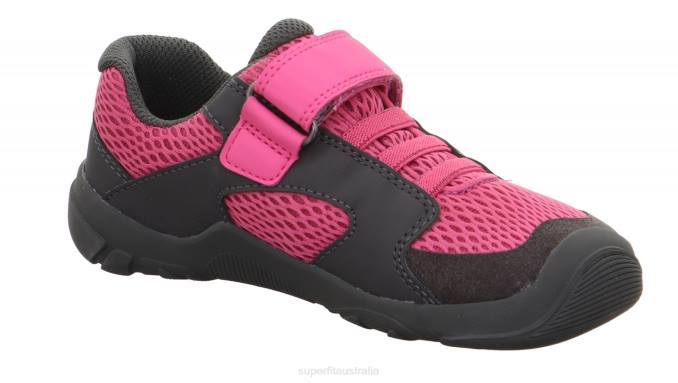 Superfit Pink/Grey Babies TRACE - Sneakers low with Velcro Fastener Z6Z8545