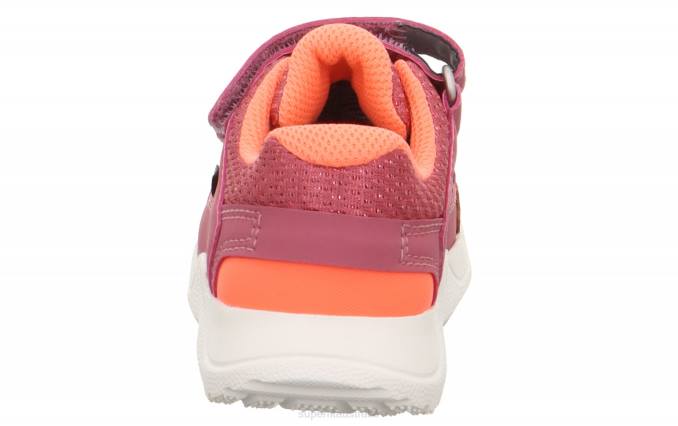 Superfit Pink/Orange Babies RUSH - Sneakers low with Velcro Fastener Z6Z8332