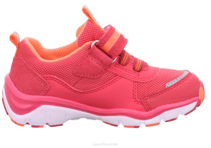 Superfit Pink/Orange Babies SPORT5 - Sneakers low with Velcro Fastener Z6Z8302