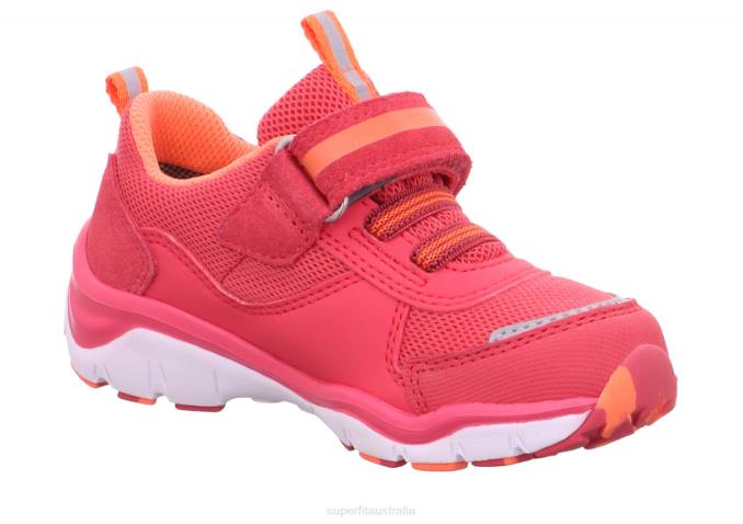 Superfit Pink/Orange Babies SPORT5 - Sneakers low with Velcro Fastener Z6Z8302