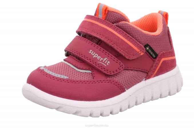 Superfit Pink/Orange Babies SPORT7 MINI - Sneakers low with Velcro Fastener Z6Z8322