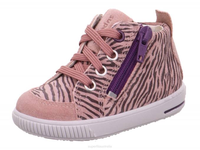 Superfit Pink/Purple Babies MOPPY - Sneakers low with Zip Z6Z8377