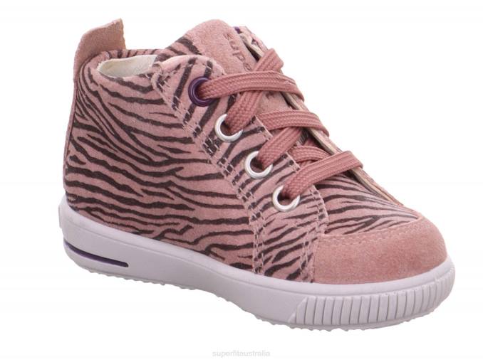 Superfit Pink/Purple Babies MOPPY - Sneakers low with Zip Z6Z8377