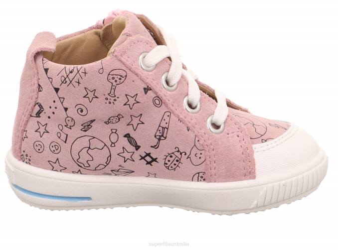 Superfit Pink/White Babies MOPPY - Sneakers low with Zip Z6Z8315