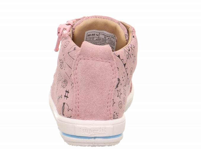 Superfit Pink/White Babies MOPPY - Sneakers low with Zip Z6Z8315