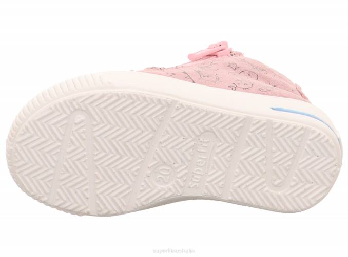 Superfit Pink/White Babies MOPPY - Sneakers low with Zip Z6Z8315