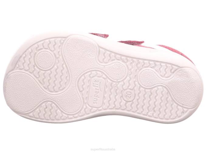 Superfit Pink/White Babies SUPERFREE - Sneakers low with Velcro Fastener Z6Z8394