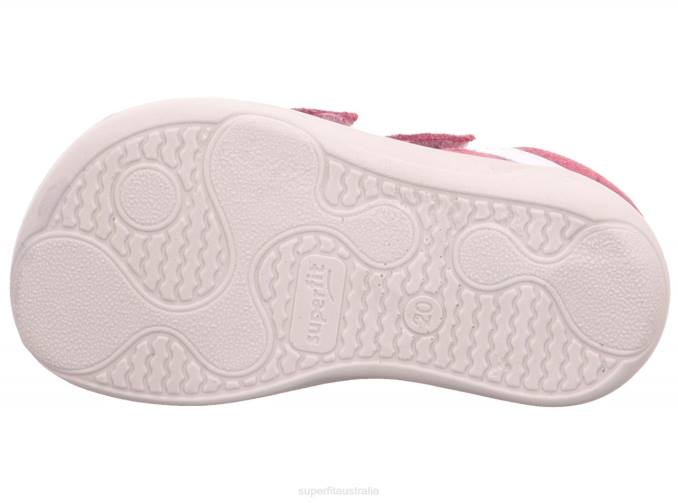 Superfit Pink/White Babies SUPERFREE - Sneakers low with Velcro Fastener Z6Z8394