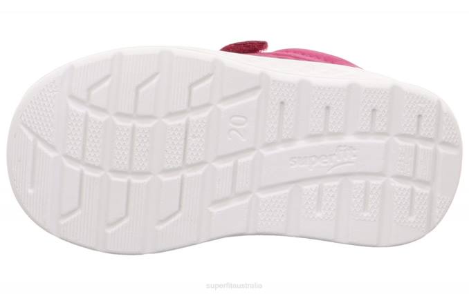 Superfit Pink/Yellow Babies BREEZE - Sneakers low with Velcro Fastener Z6Z8256