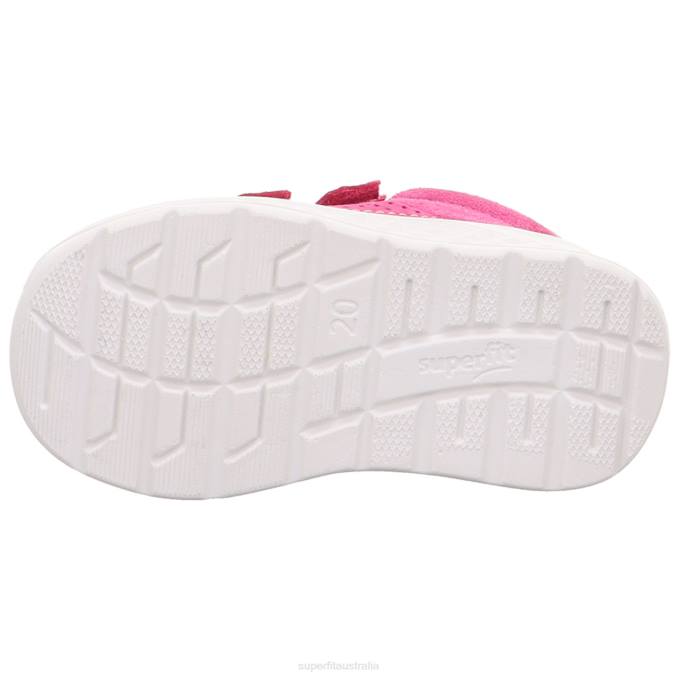 Superfit Pink/Yellow Babies BREEZE - Sneakers low with Velcro Fastener Z6Z8328