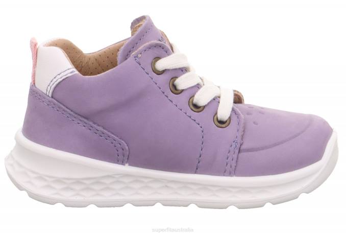 Superfit Purple/Pink Babies BREEZE - Sneakers low with Lacing Z6Z8305