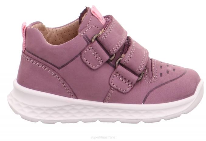 Superfit Purple/Pink Babies BREEZE - Sneakers low with Velcro Fastener Z6Z8252