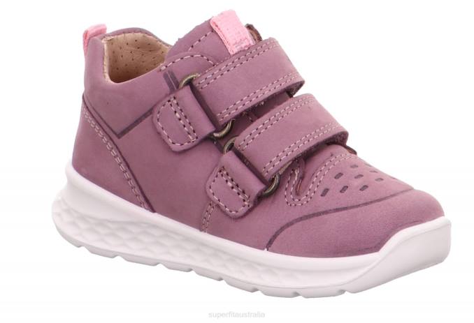 Superfit Purple/Pink Babies BREEZE - Sneakers low with Velcro Fastener Z6Z8252