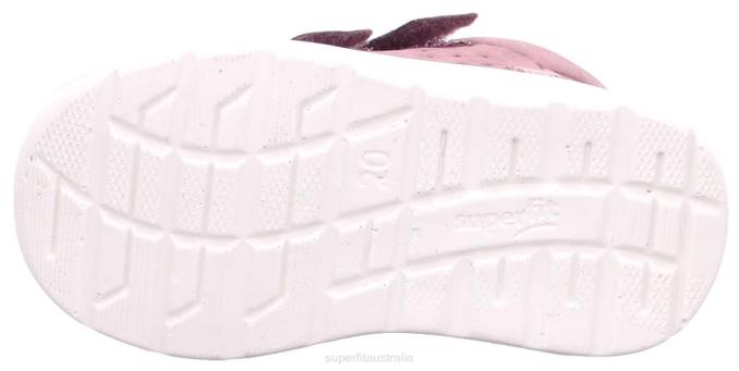 Superfit Purple/Pink Babies BREEZE - Sneakers low with Velcro Fastener Z6Z8252