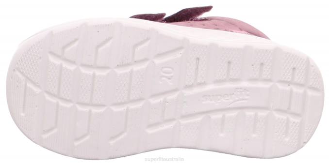 Superfit Purple/Pink Babies BREEZE - Sneakers low with Velcro Fastener Z6Z8252