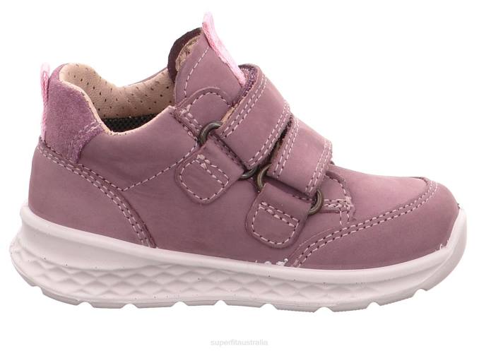 Superfit Purple/Pink Babies BREEZE - Sneakers low with Velcro Fastener Z6Z8299