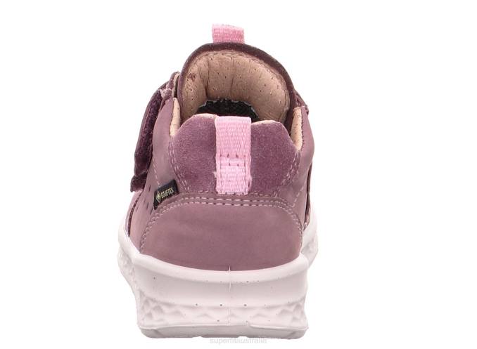 Superfit Purple/Pink Babies BREEZE - Sneakers low with Velcro Fastener Z6Z8299