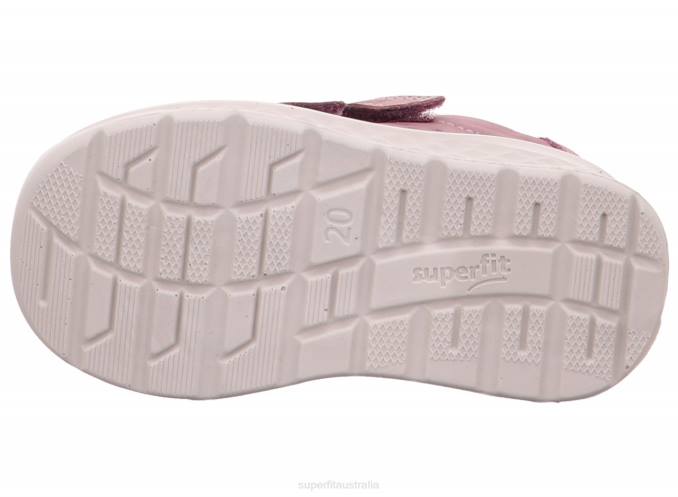 Superfit Purple/Pink Babies BREEZE - Sneakers low with Velcro Fastener Z6Z8299