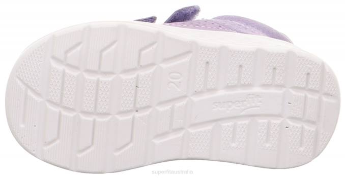 Superfit Purple/Pink Babies BREEZE - Sneakers low with Velcro Fastener Z6Z8357