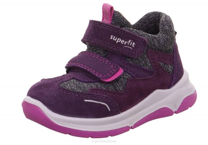 Superfit Purple/Pink Babies COOPER - Sneakers low with Velcro Fastener Z6Z8382